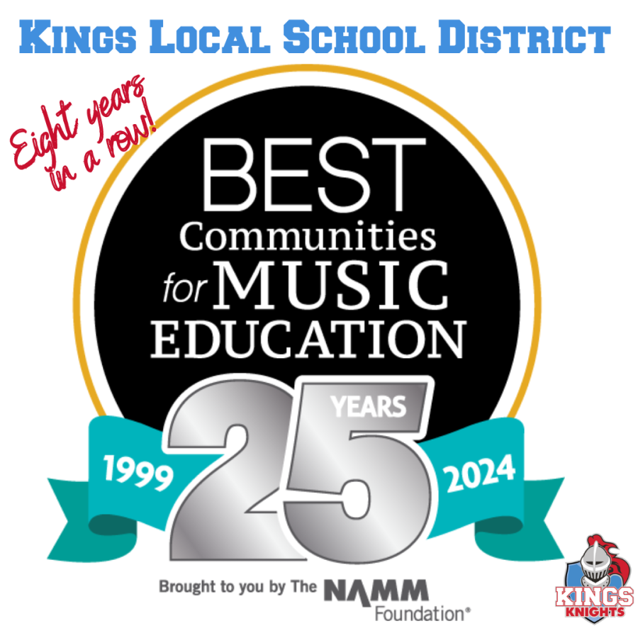 NAMM Foundation names Kings a Best Community for Music Education 25 years NAMM